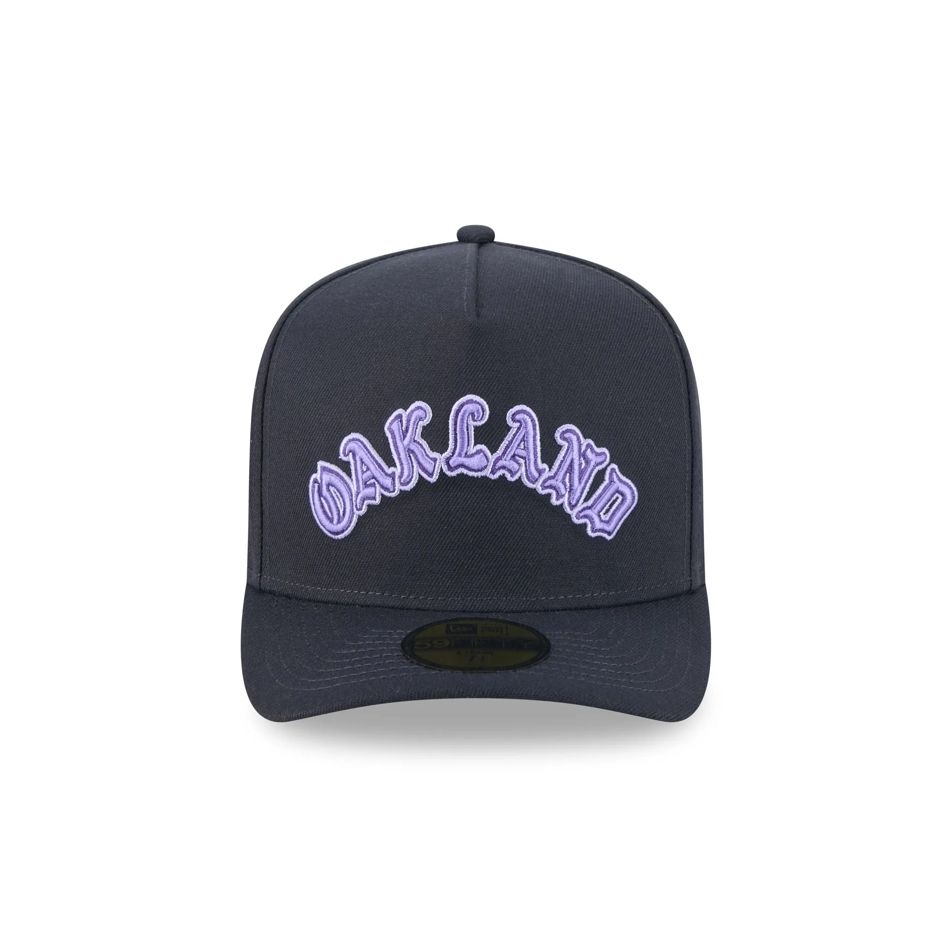 Athletics Navy Lavender 59FIFTY A-Frame Fitted Hat sold by New Era product image thumbnail 2