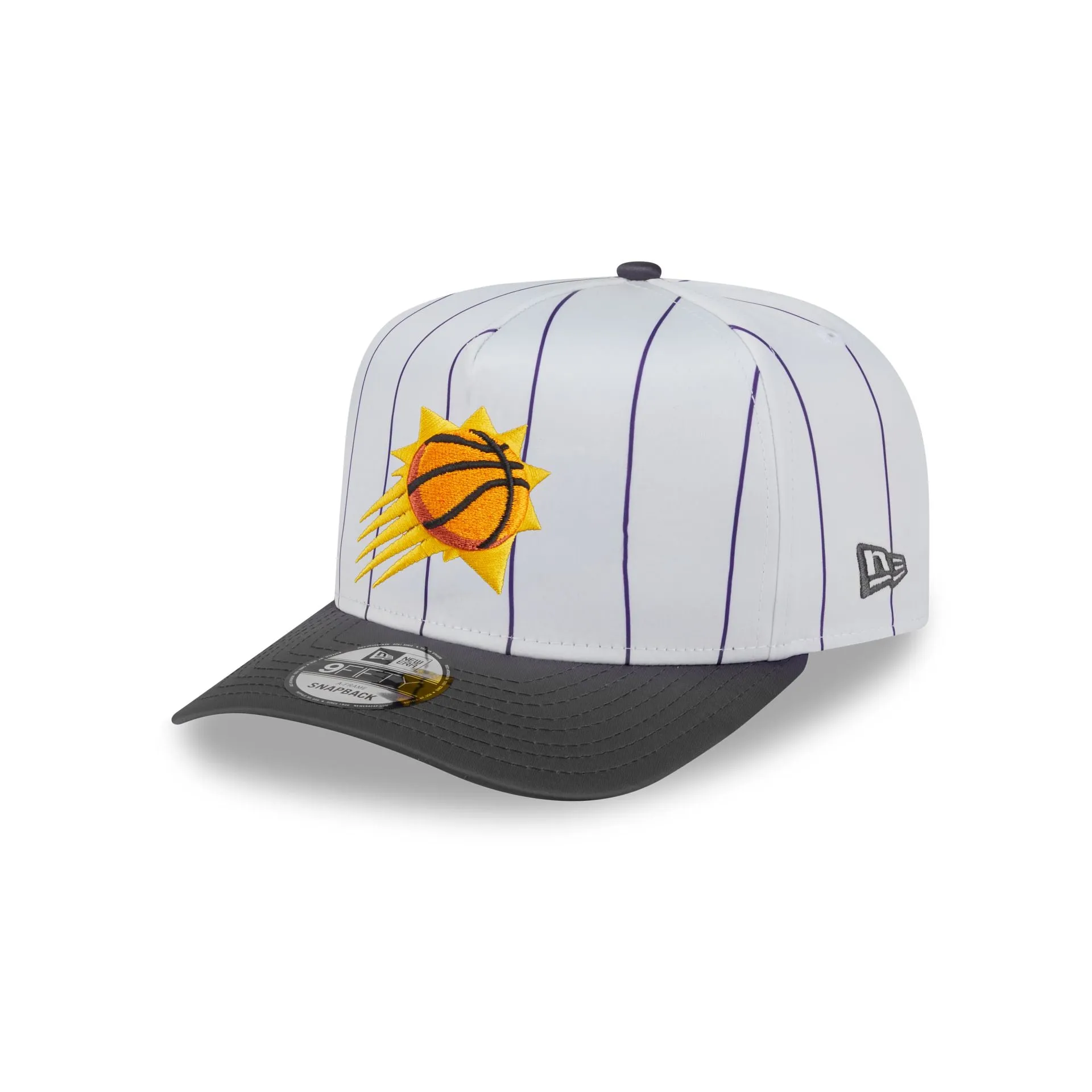 Phoenix Suns Satin Pinstripe 9FIFTY A-Frame Snapback Hat sold by New Era