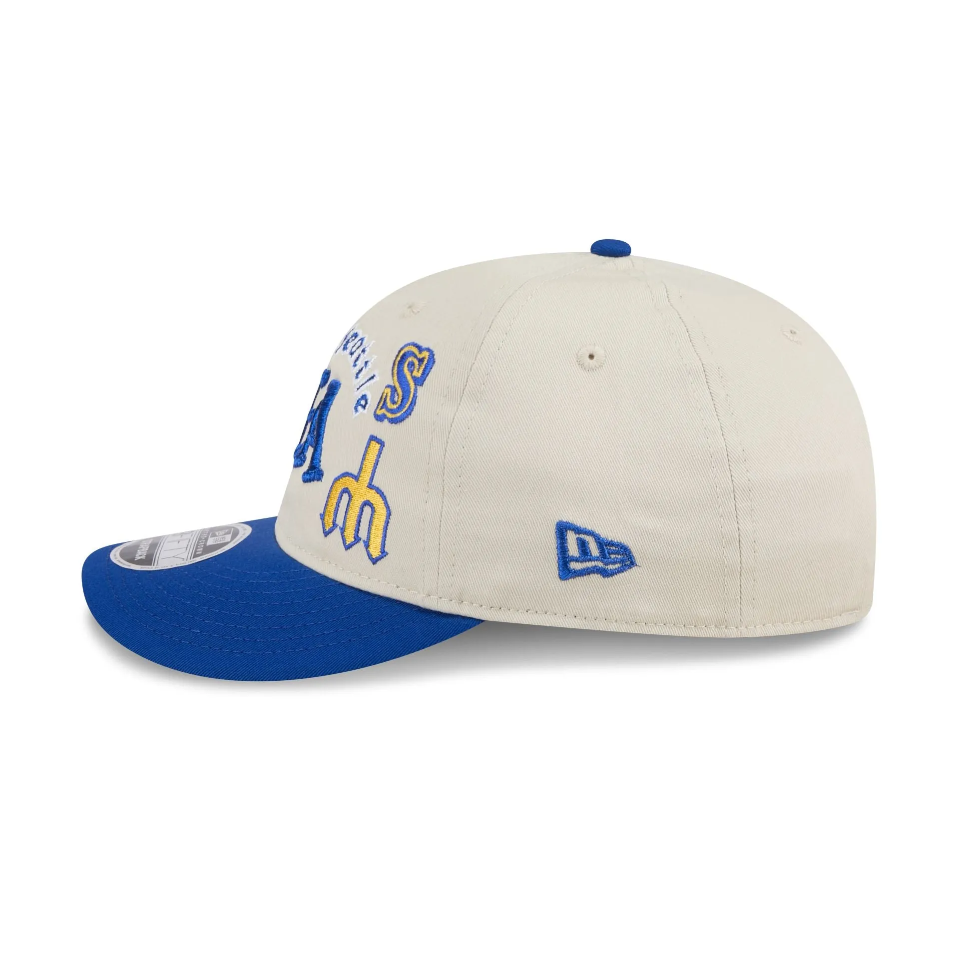 Seattle Mariners Scattered Patches Retro Crown 9FIFTY Snapback Hat sold by New Era product image thumbnail 4