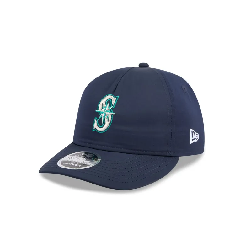 Seattle Mariners Nylon Retro Crown 9FIFTY A-Frame Snapback Hat sold by New Era