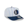 Dallas Mavericks Satin Pinstripe 9FIFTY A-Frame Snapback Hat sold by New Era