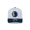 Dallas Mavericks Satin Pinstripe 9FIFTY A-Frame Snapback Hat sold by New Era