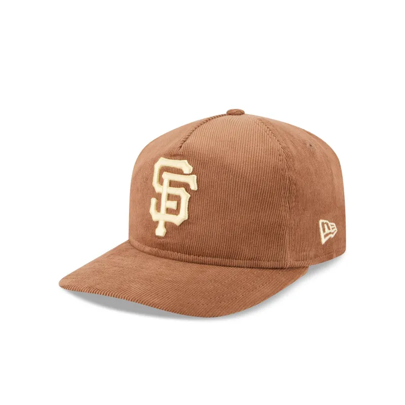 San Francisco Giants Nostalgic Brown Corduroy 19TWENTY Adjustable Hat sold by New Era