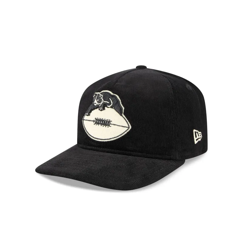Chicago Bears Nostalgic Black Corduroy 19TWENTY Adjustable Hat sold by New Era