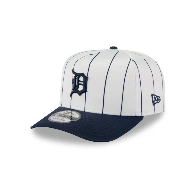 Detroit Tigers Satin Pinstripe 9FIFTY A-Frame Snapback Hat sold by New Era
