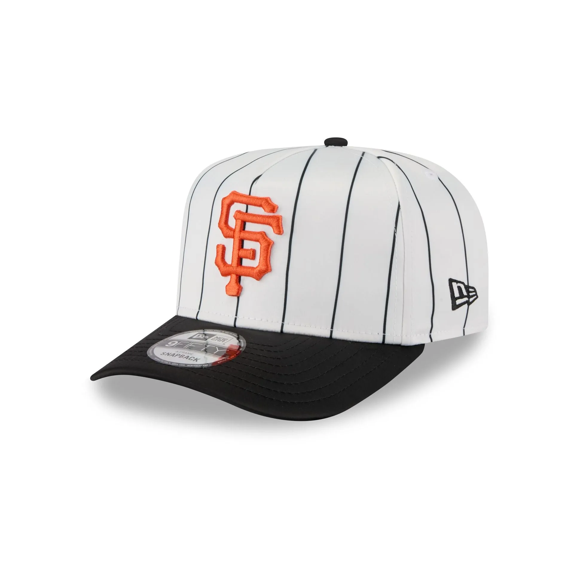 San Francisco Giants Satin Pinstripe 9FIFTY A-Frame Snapback Hat sold by New Era