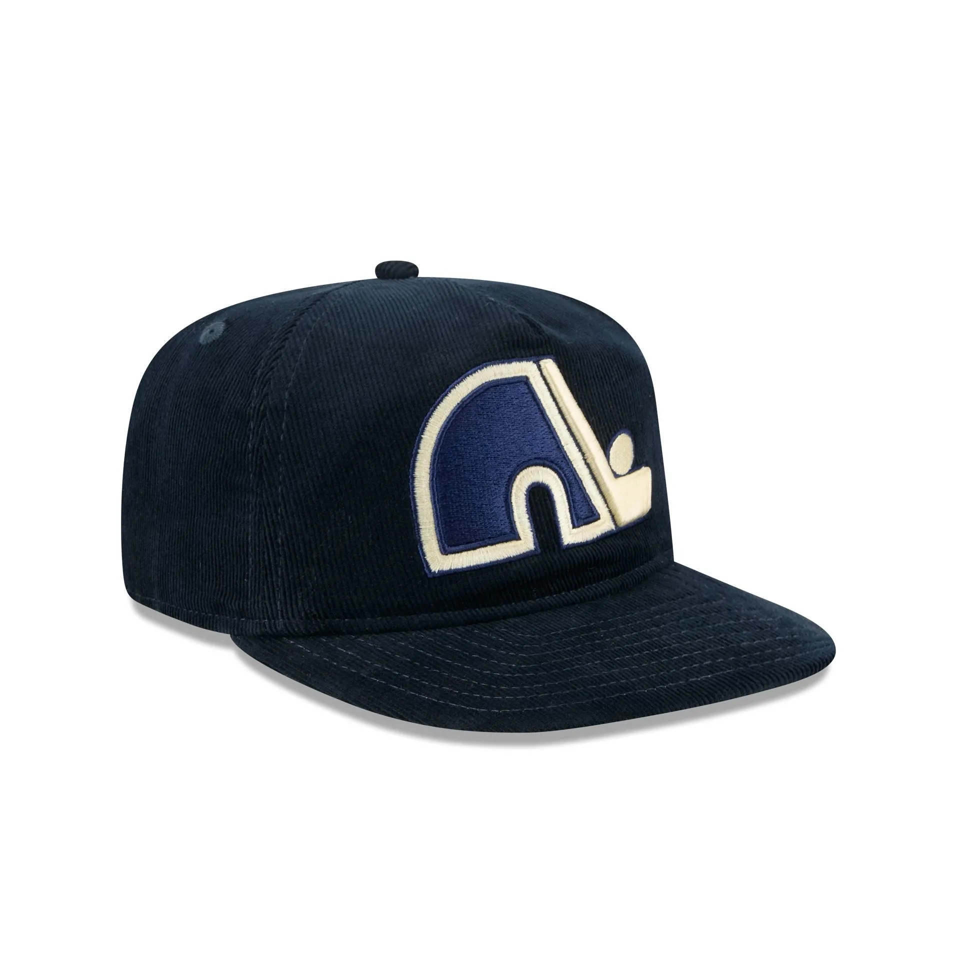 Quebec Nordiques Nostalgic Navy Corduroy 19TWENTY Adjustable Hat sold by New Era product image thumbnail 3