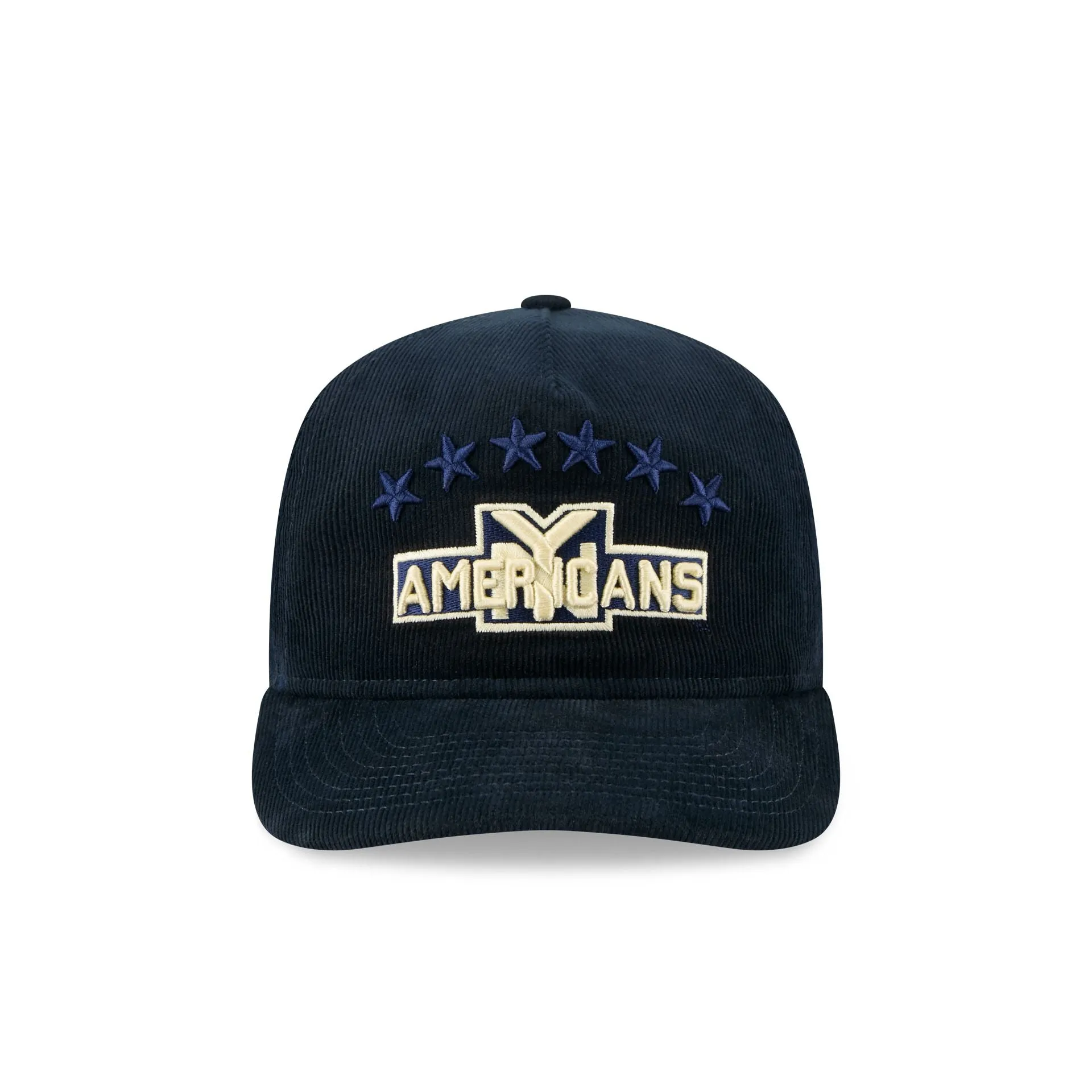 New York Americans Nostalgic Navy Corduroy 19TWENTY Adjustable Hat sold by New Era product image thumbnail 2