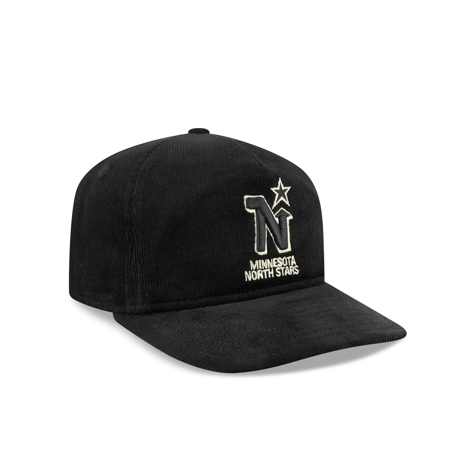 Minnesota North Stars Nostalgic Black Corduroy 19TWENTY Adjustable Hat sold by New Era product image thumbnail 3