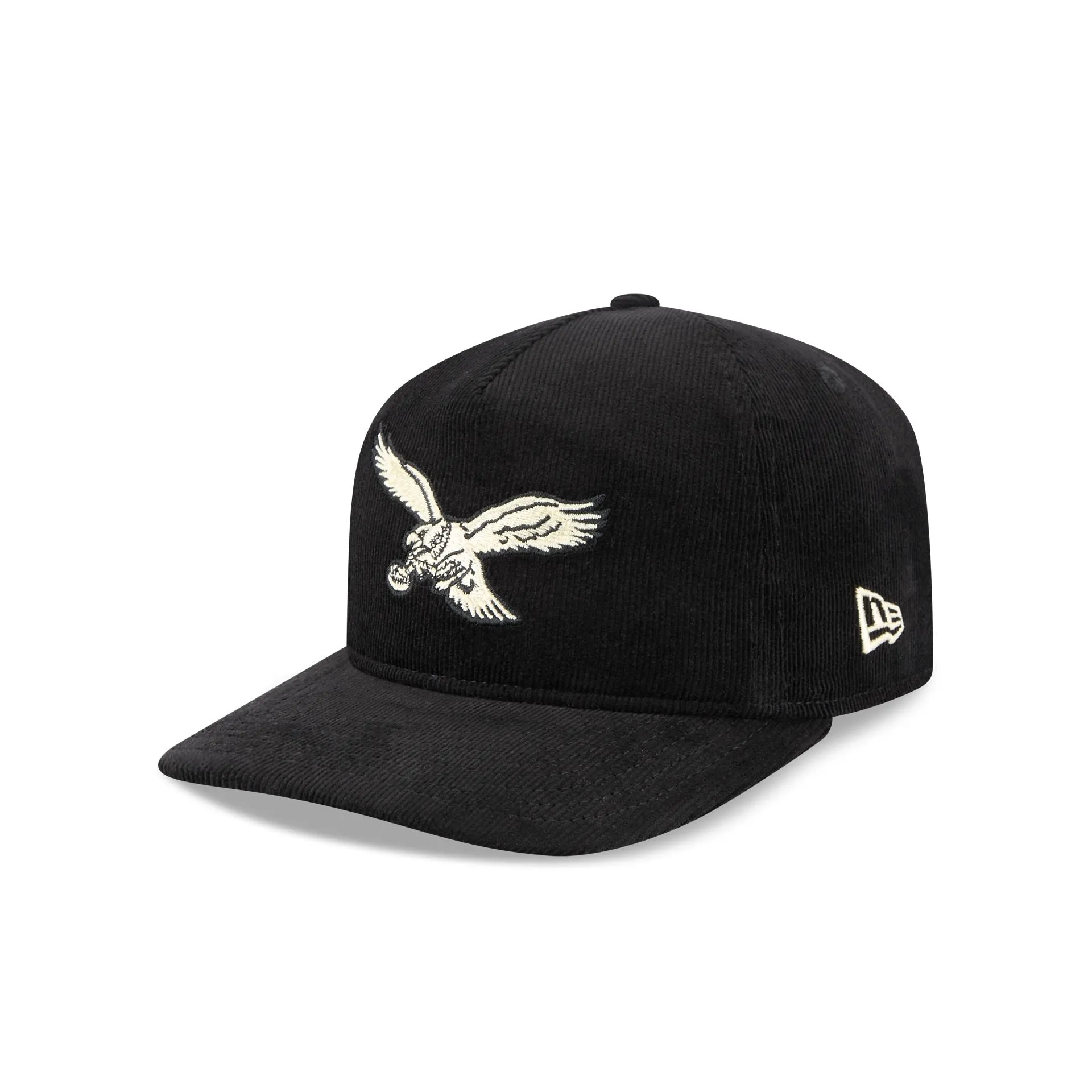 Philadelphia Eagles Nostalgic Black Corduroy 19TWENTY Adjustable Hat sold by New Era