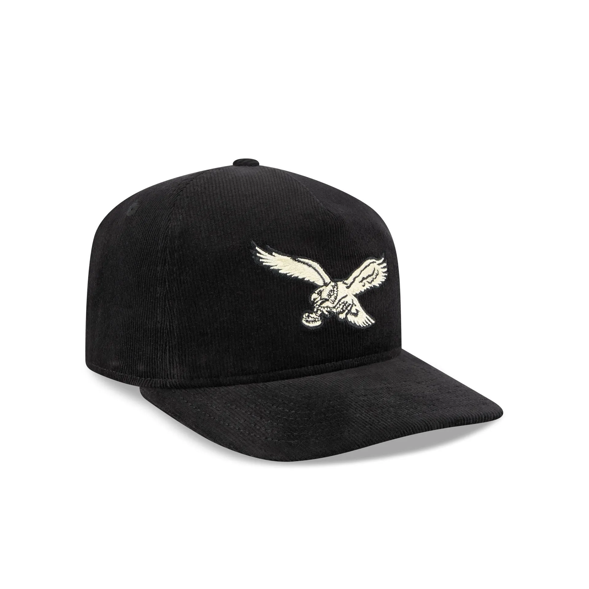 Philadelphia Eagles Nostalgic Black Corduroy 19TWENTY Adjustable Hat sold by New Era product image thumbnail 3