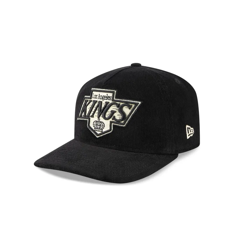 Los Angeles Kings Nostalgic Black Corduroy 19TWENTY Adjustable Hat sold by New Era