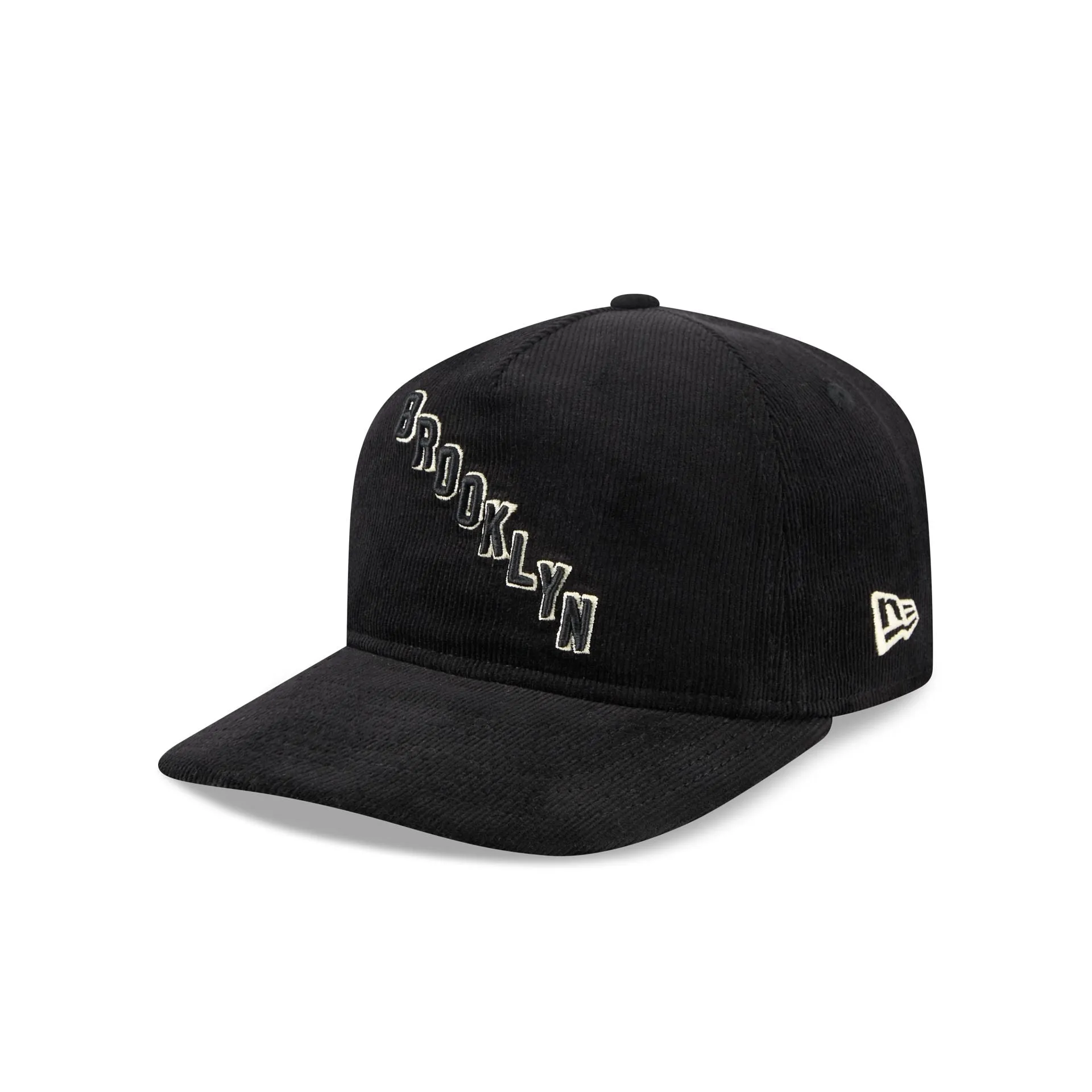 Brooklyn Americans Nostalgic Black Corduroy 19TWENTY Adjustable Hat sold by New Era