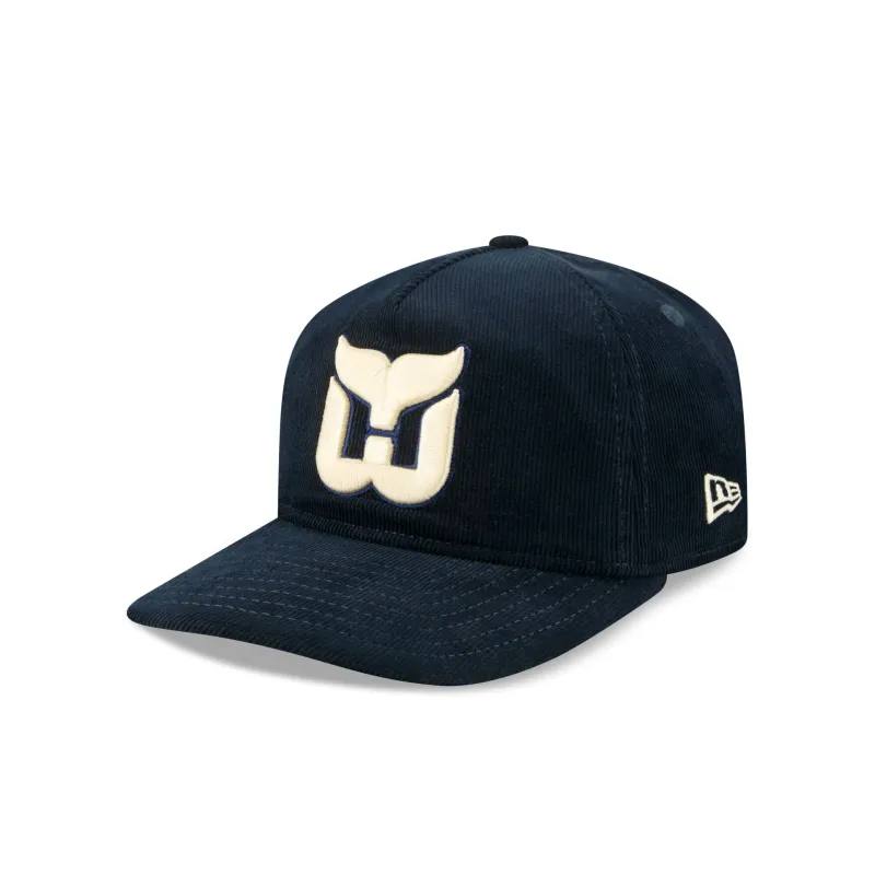 Hartford Whalers Nostalgic Navy Corduroy 19TWENTY Adjustable Hat sold by New Era