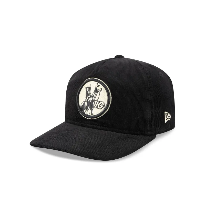 Kansas City Scouts Nostalgic Black Corduroy 19TWENTY Adjustable Hat made by New Era