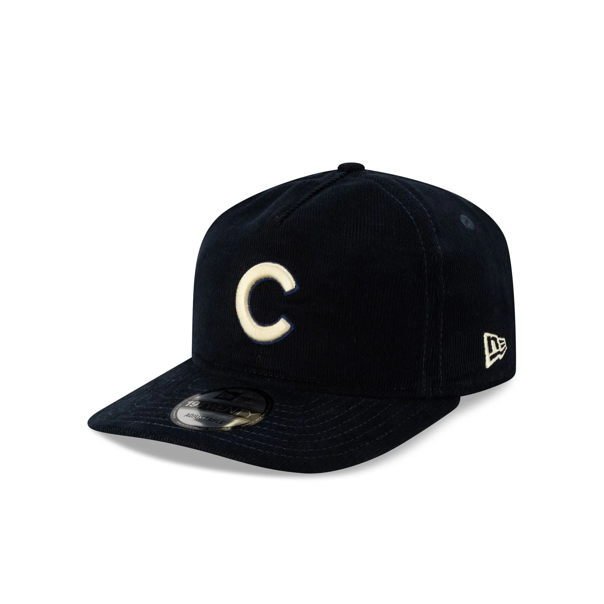 Chicago Cubs Nostalgic Navy Corduroy 19TWENTY Adjustable Hat sold by New Era product image thumbnail 2