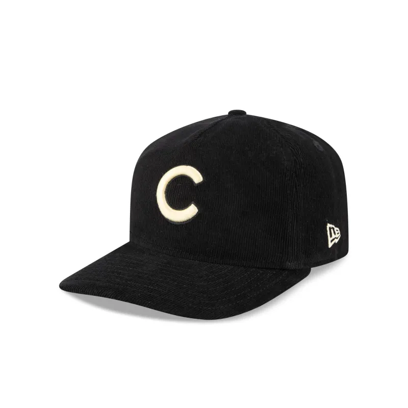 Chicago Cubs Nostalgic Black Corduroy 19TWENTY Adjustable Hat sold by New Era