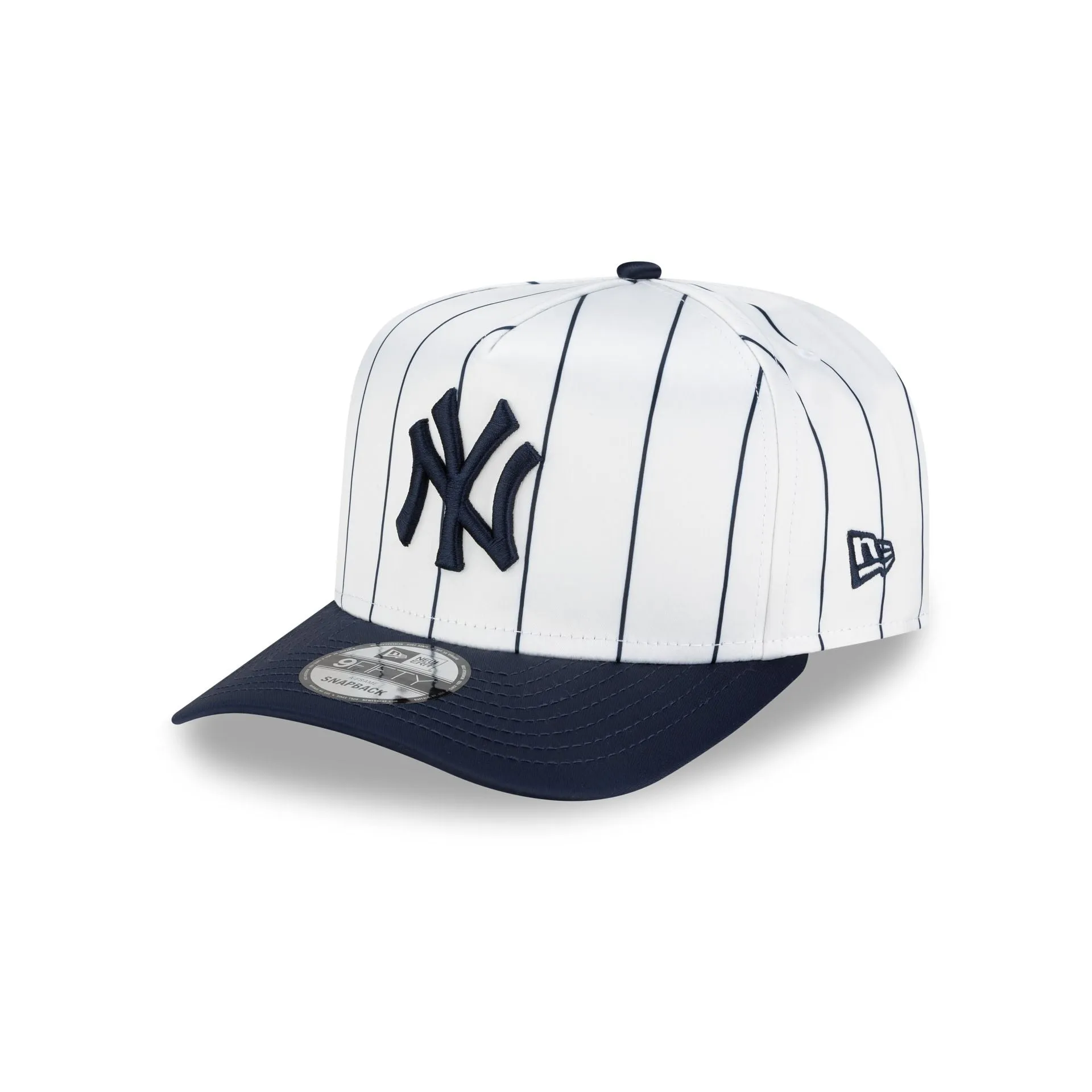 New York Yankees Satin Pinstripe 9FIFTY A-Frame Snapback Hat sold by New Era
