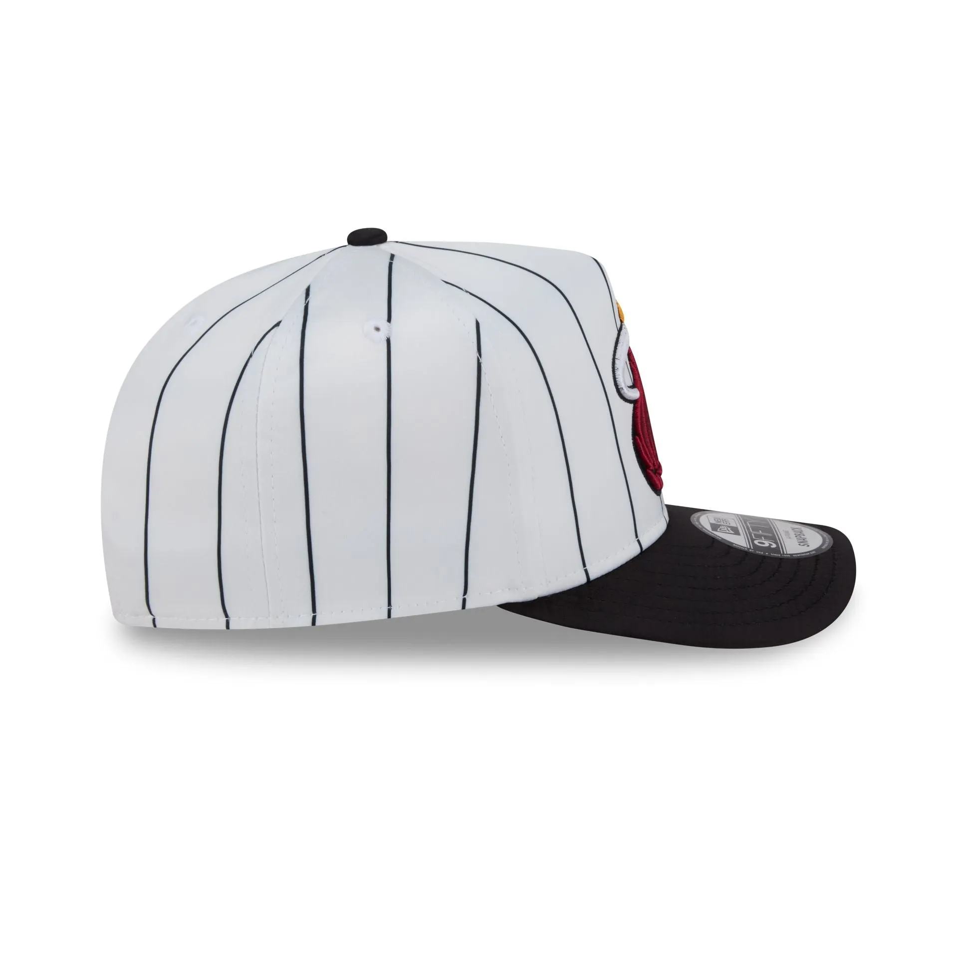 Miami Heat Satin Pinstripe 9FIFTY A-Frame Snapback Hat sold by New Era product image thumbnail 5