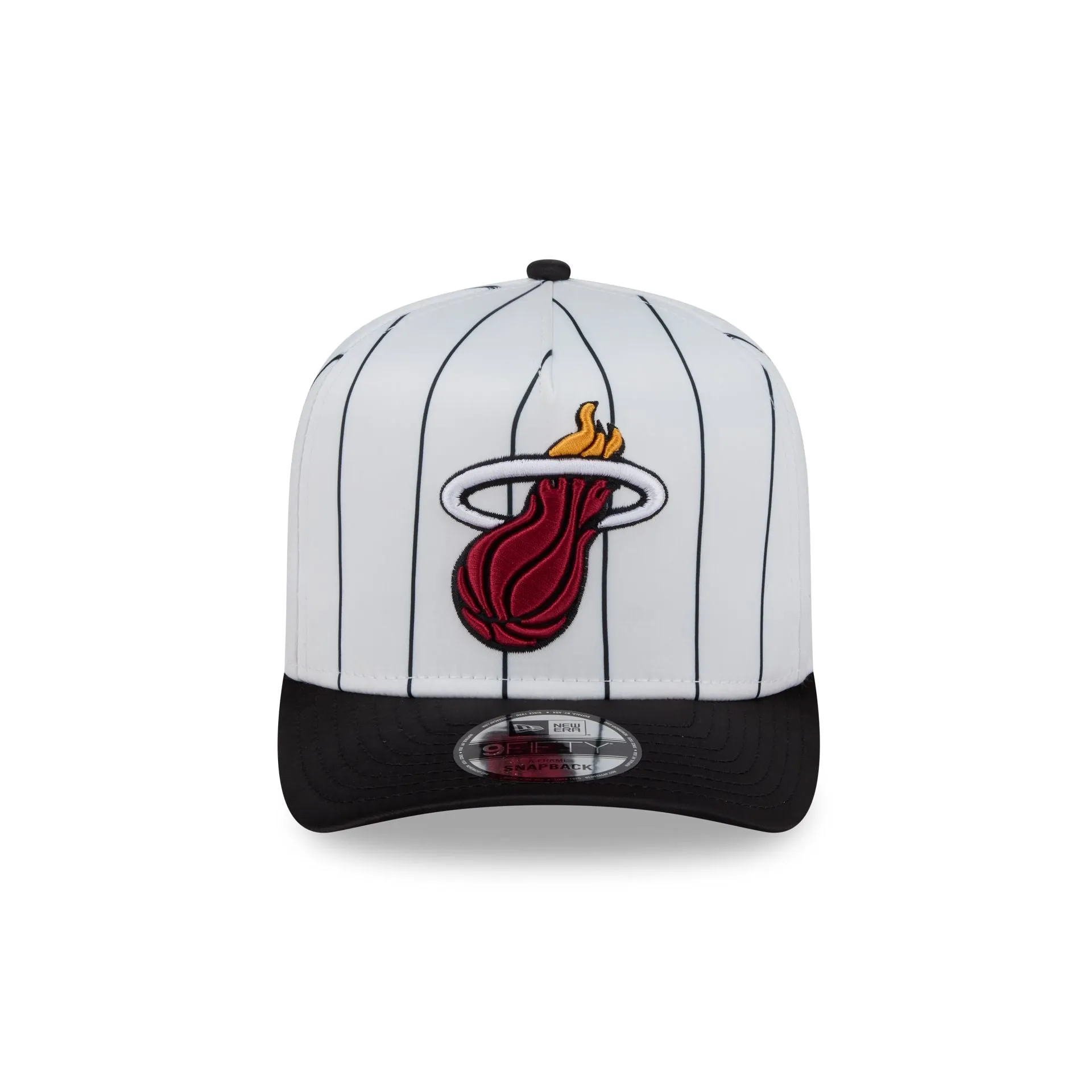 Miami Heat Satin Pinstripe 9FIFTY A-Frame Snapback Hat sold by New Era product image thumbnail 2