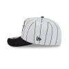 Miami Heat Satin Pinstripe 9FIFTY A-Frame Snapback Hat sold by New Era