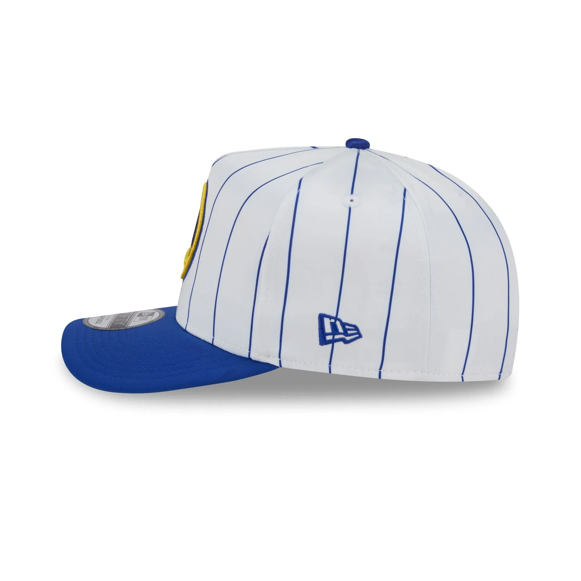 Golden State Warriors Satin Pinstripe 9FIFTY A-Frame Snapback Hat sold by New Era product image thumbnail 4