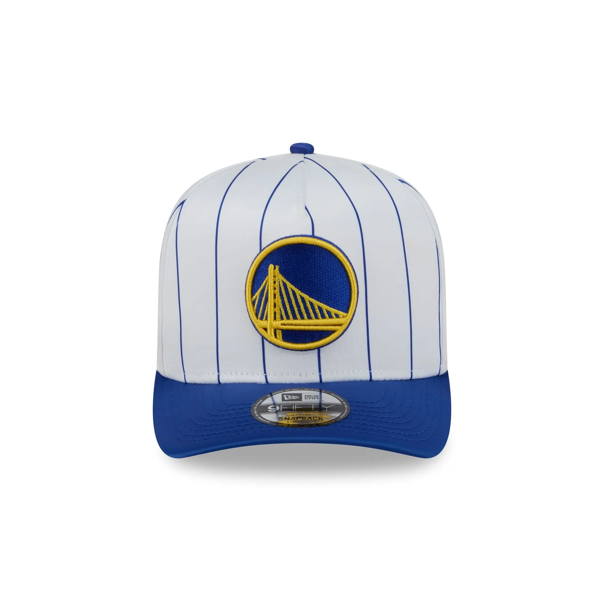 Golden State Warriors Satin Pinstripe 9FIFTY A-Frame Snapback Hat sold by New Era product image thumbnail 2