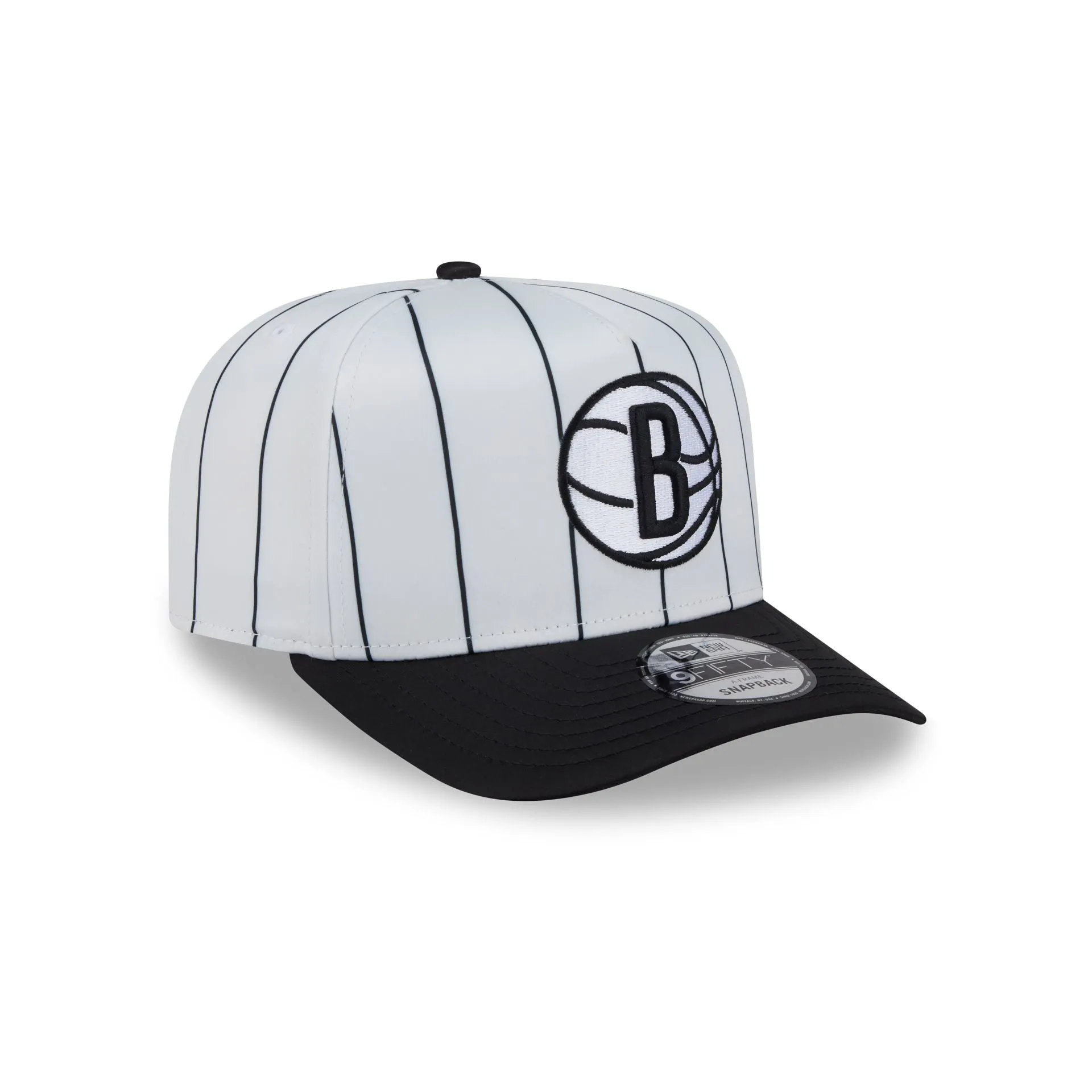 Brooklyn Nets Satin Pinstripe 9FIFTY A-Frame Snapback Hat sold by New Era product image thumbnail 3
