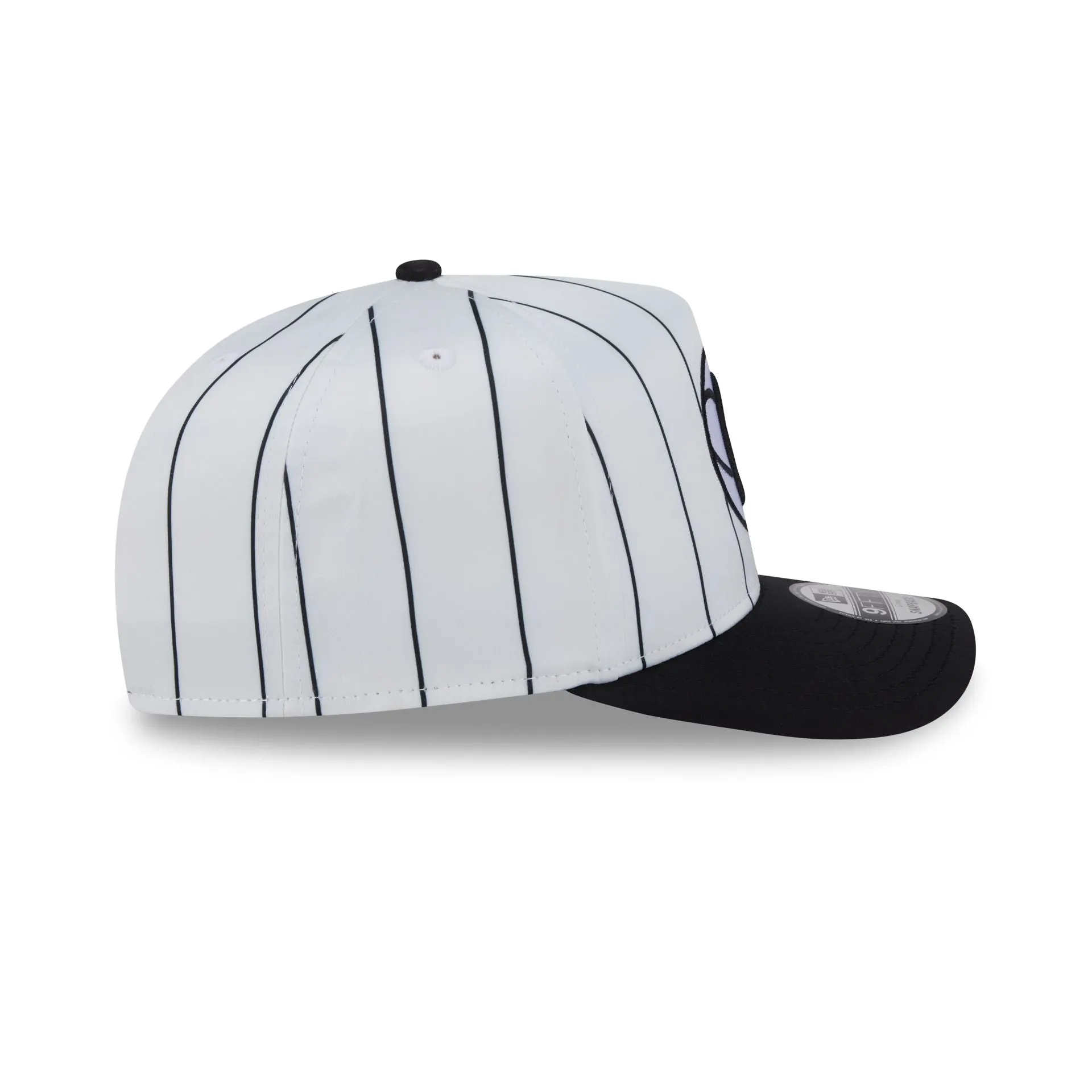 Brooklyn Nets Satin Pinstripe 9FIFTY A-Frame Snapback Hat sold by New Era product image thumbnail 5