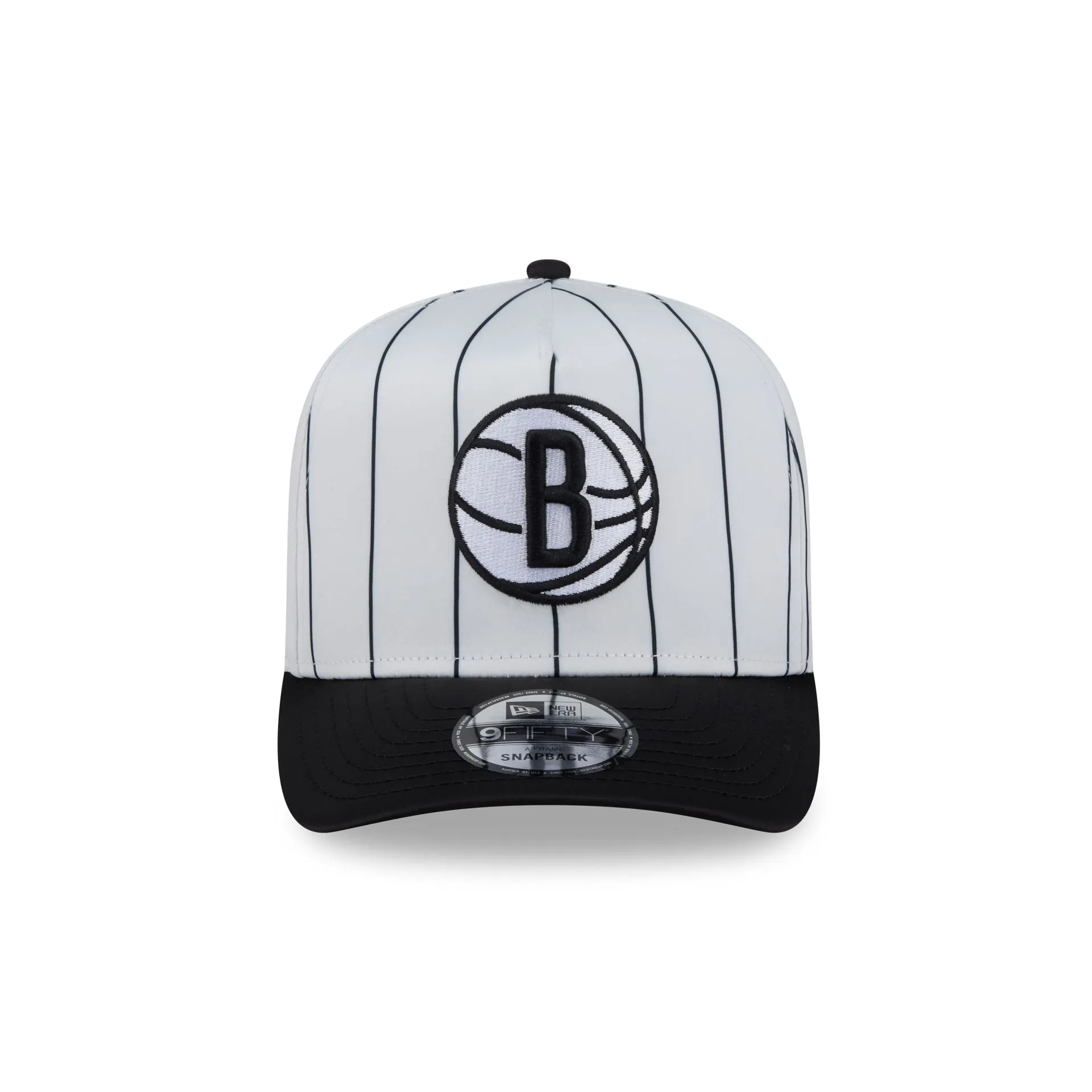 Brooklyn Nets Satin Pinstripe 9FIFTY A-Frame Snapback Hat sold by New Era product image thumbnail 2