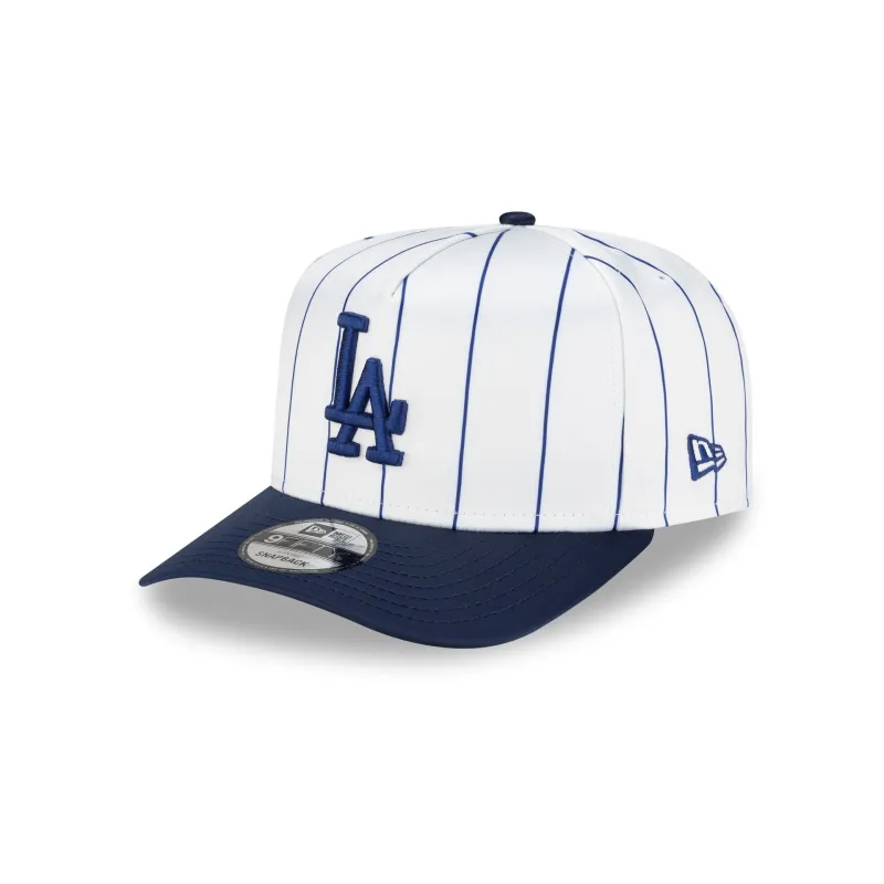 Los Angeles Dodgers Satin Pinstripe 9FIFTY A-Frame Snapback Hat sold by New Era