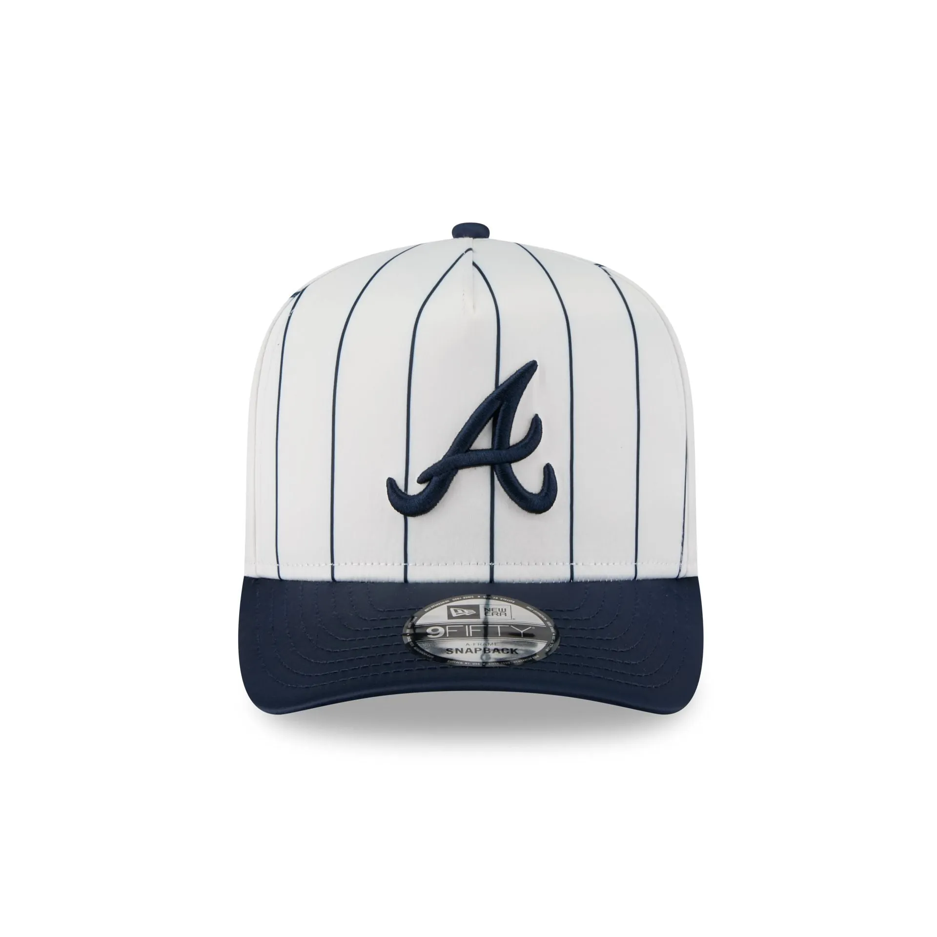 Atlanta Braves Satin Pinstripe 9FIFTY A-Frame Snapback Hat sold by New Era product image thumbnail 2