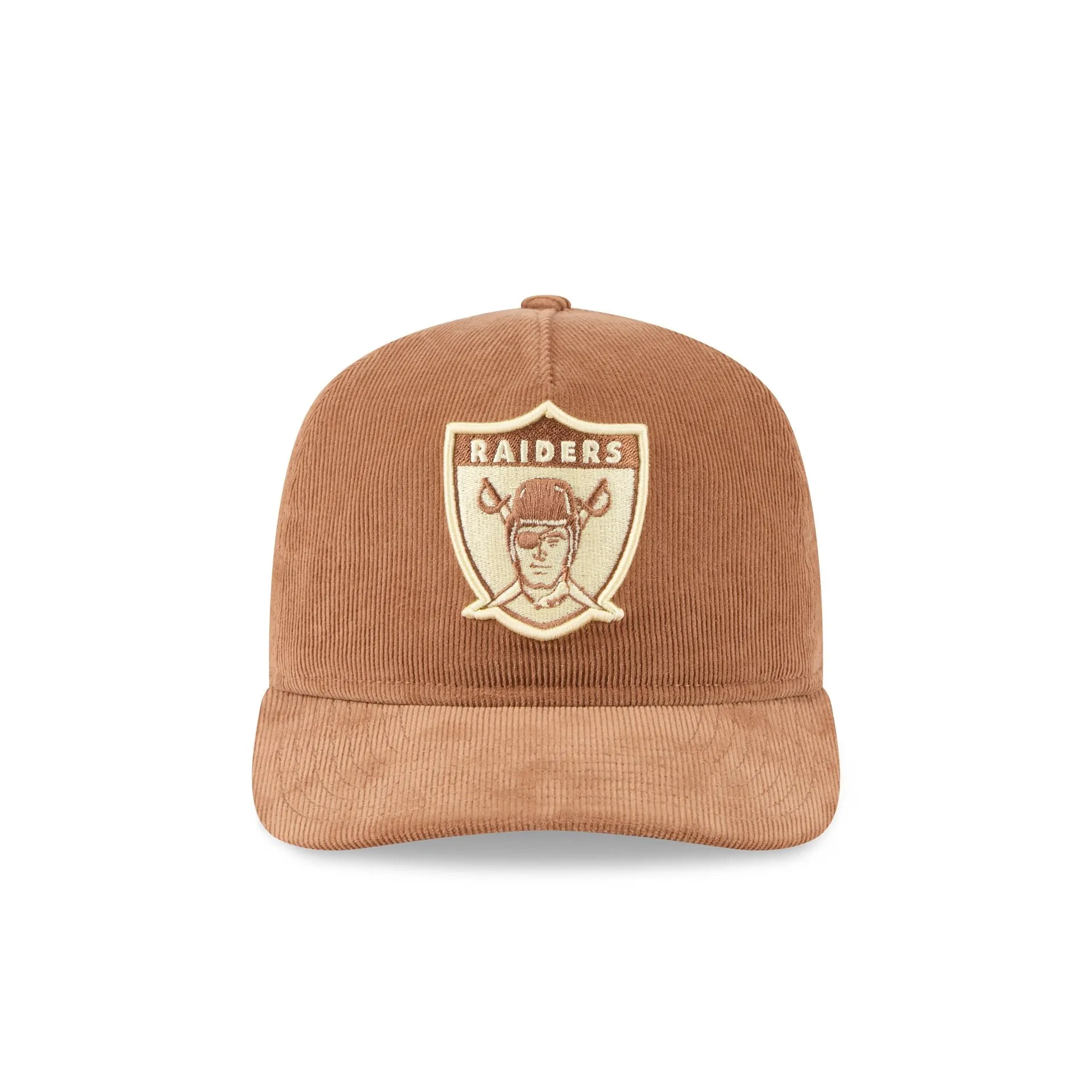 Las Vegas Raiders Nostalgic Brown Corduroy 19TWENTY Adjustable Hat sold by New Era product image thumbnail 2
