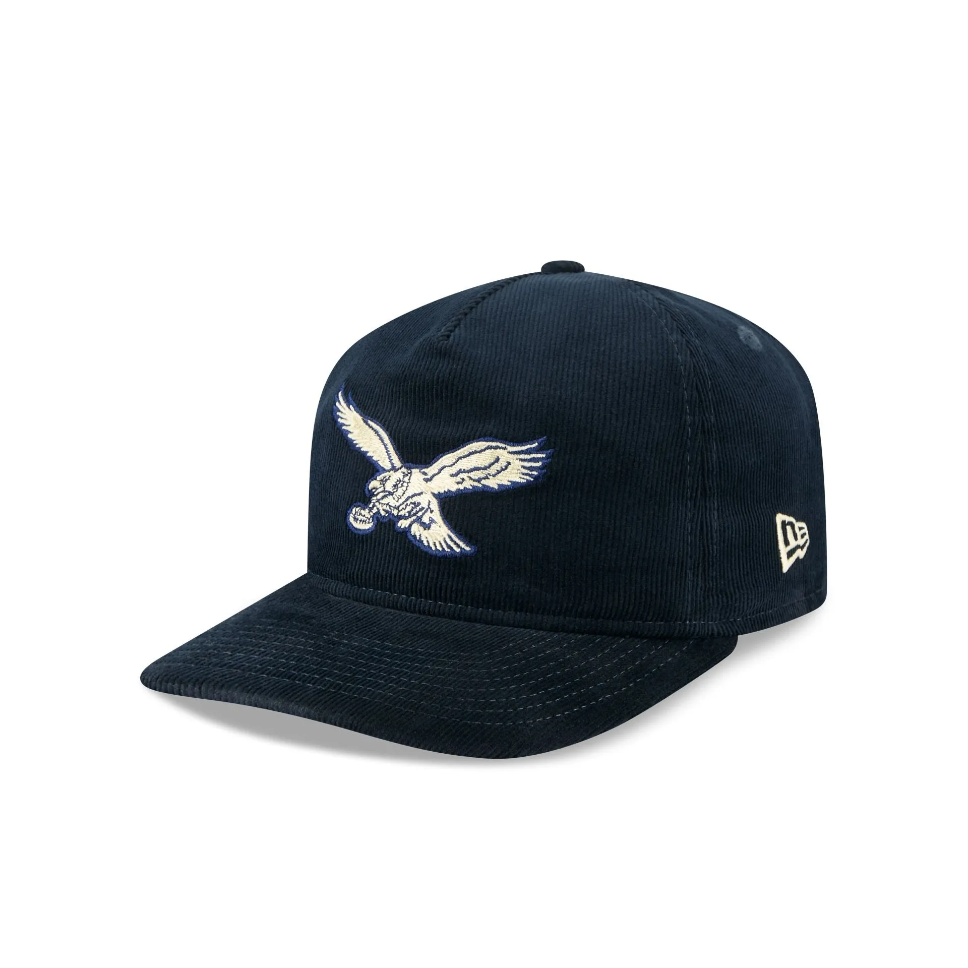 Philadelphia Eagles Nostalgic Navy Corduroy 19TWENTY Adjustable Hat sold by New Era