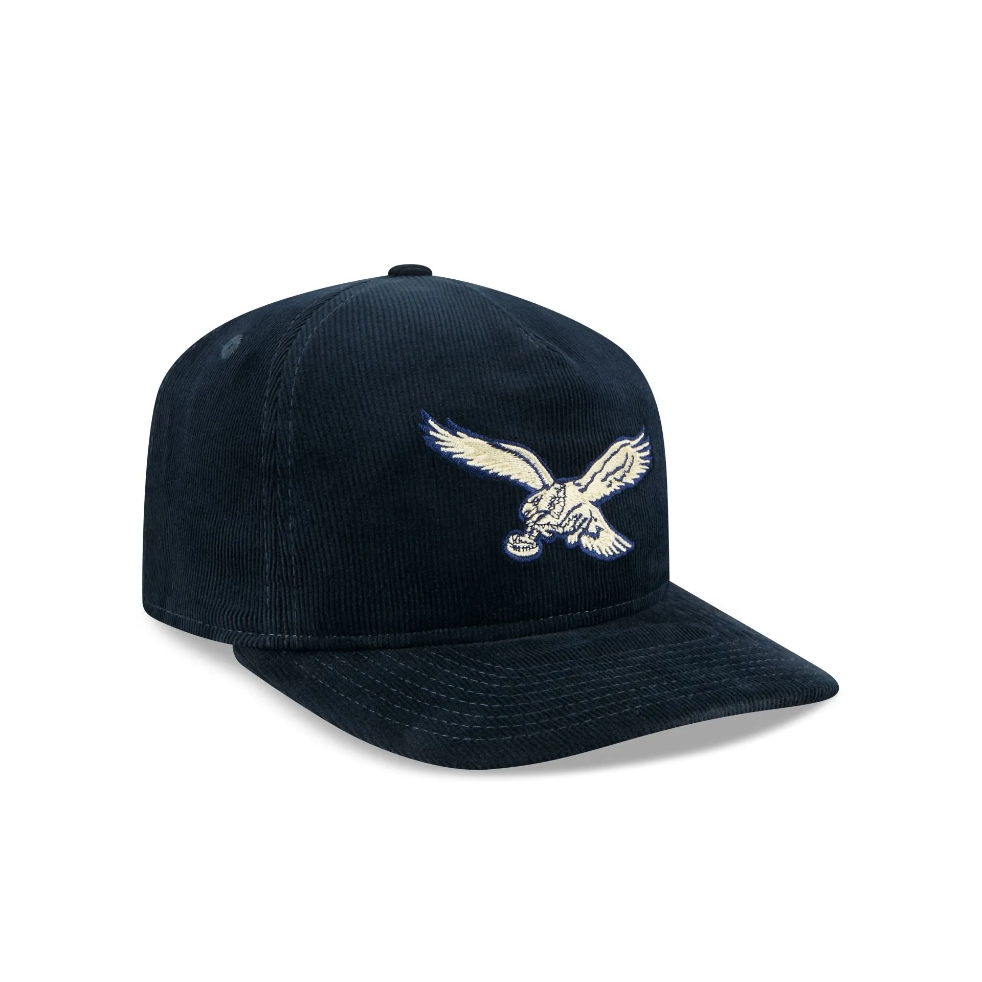 Philadelphia Eagles Nostalgic Navy Corduroy 19TWENTY Adjustable Hat sold by New Era product image thumbnail 3