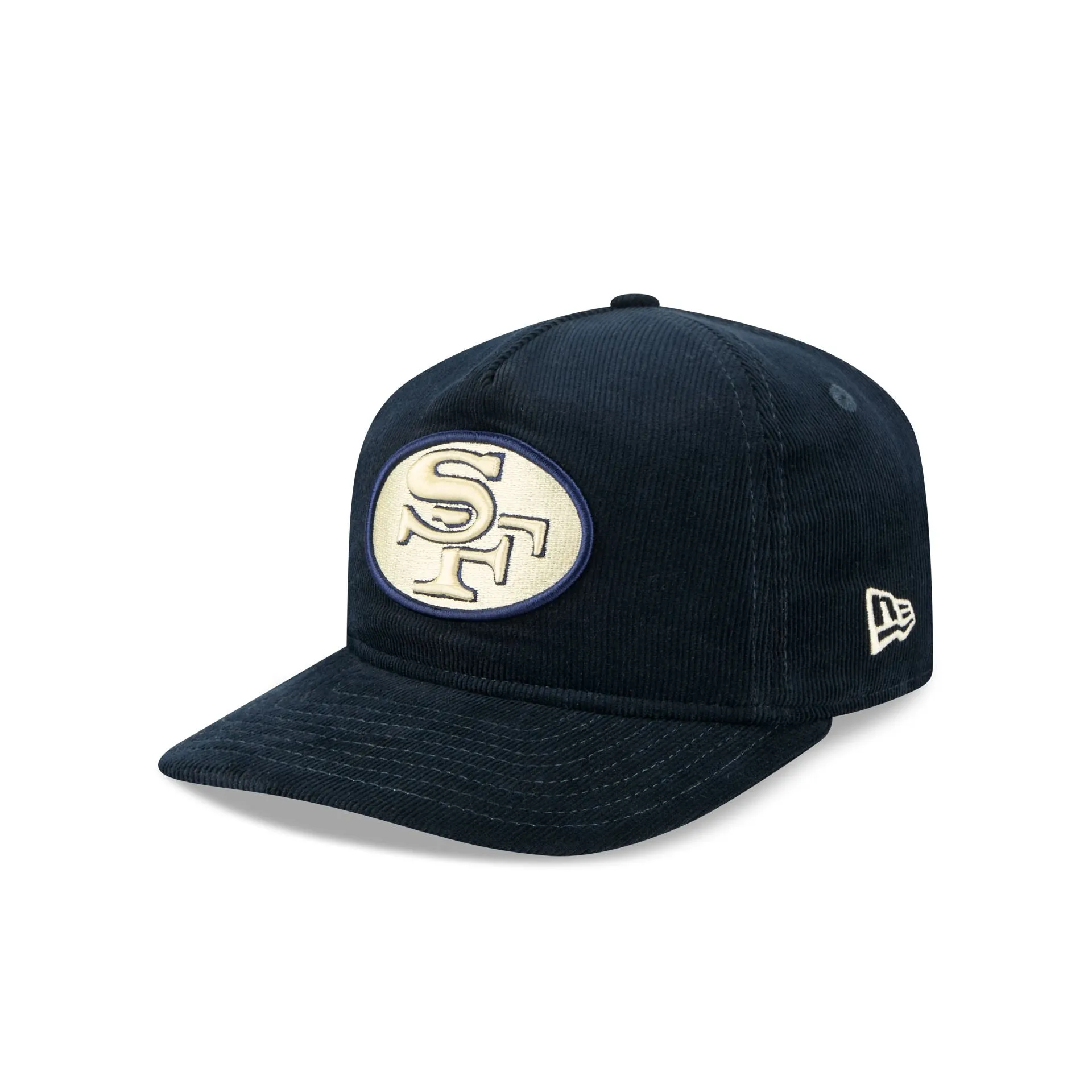 San Francisco 49ers Nostalgic Navy Corduroy 19TWENTY Adjustable Hat sold by New Era