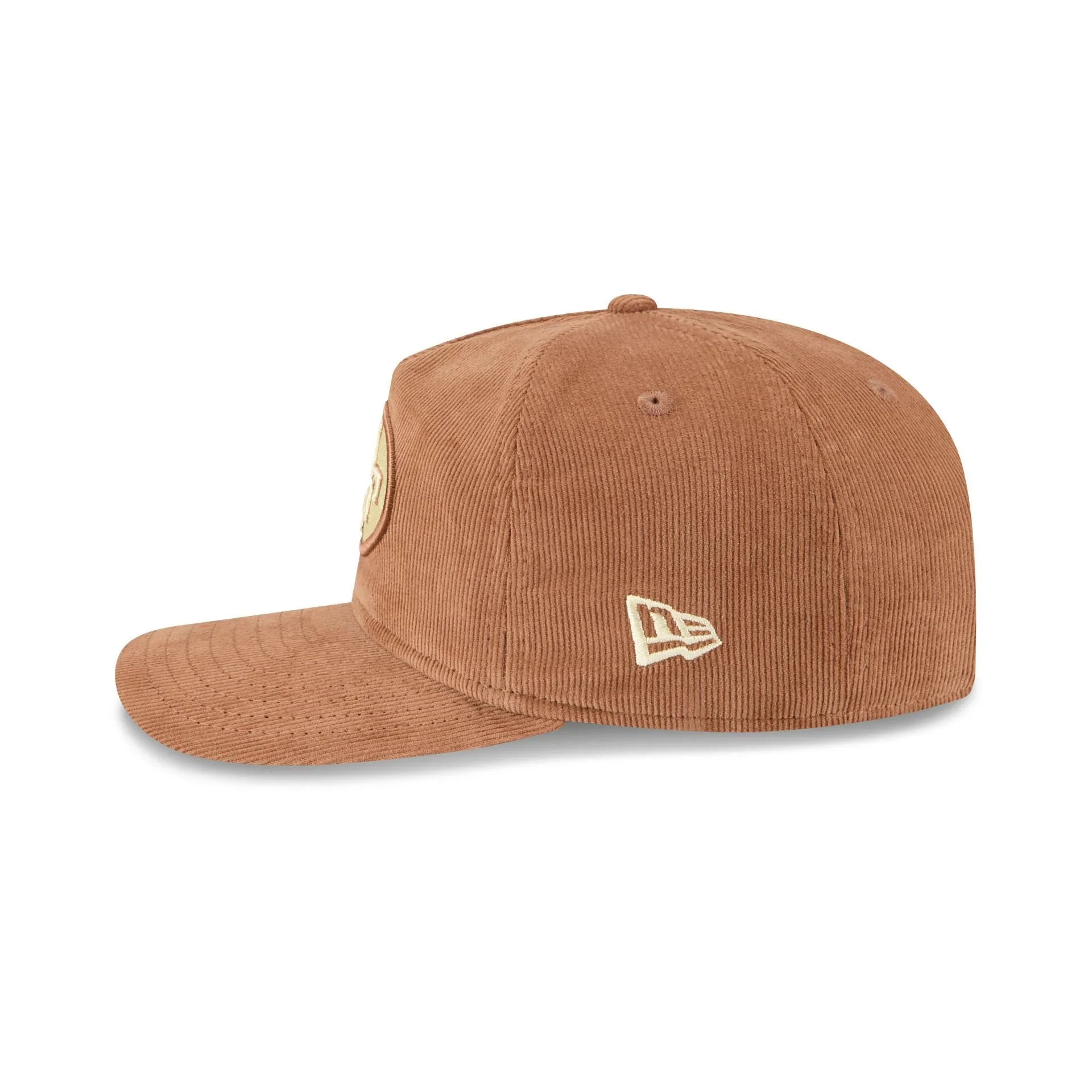 San Francisco 49ers Nostalgic Brown Corduroy 19TWENTY Adjustable Hat sold by New Era product image thumbnail 4