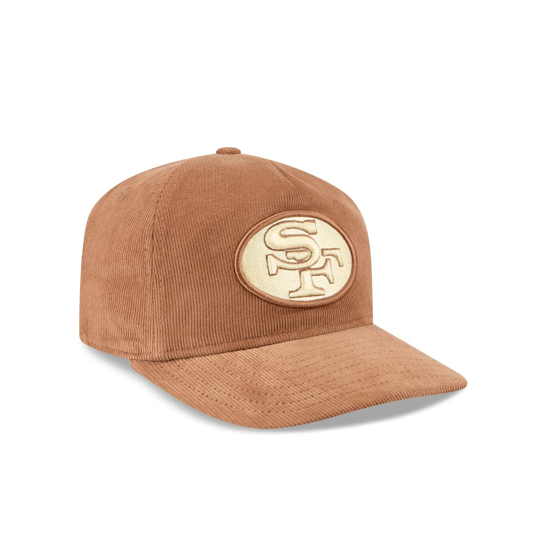 San Francisco 49ers Nostalgic Brown Corduroy 19TWENTY Adjustable Hat sold by New Era product image thumbnail 3