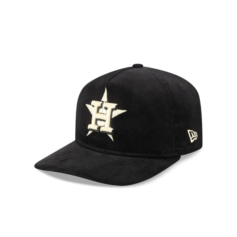 Houston Astros Nostalgic Black Corduroy 19TWENTY Adjustable Hat sold by New Era