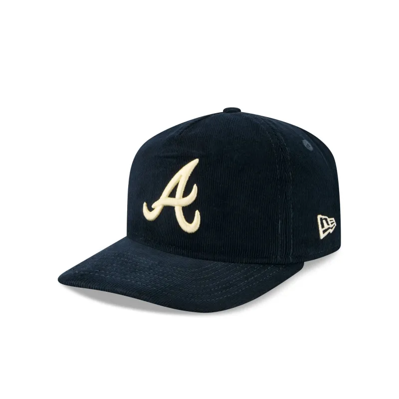 Atlanta Braves Nostalgic Navy Corduroy 19TWENTY Adjustable Hat sold by New Era