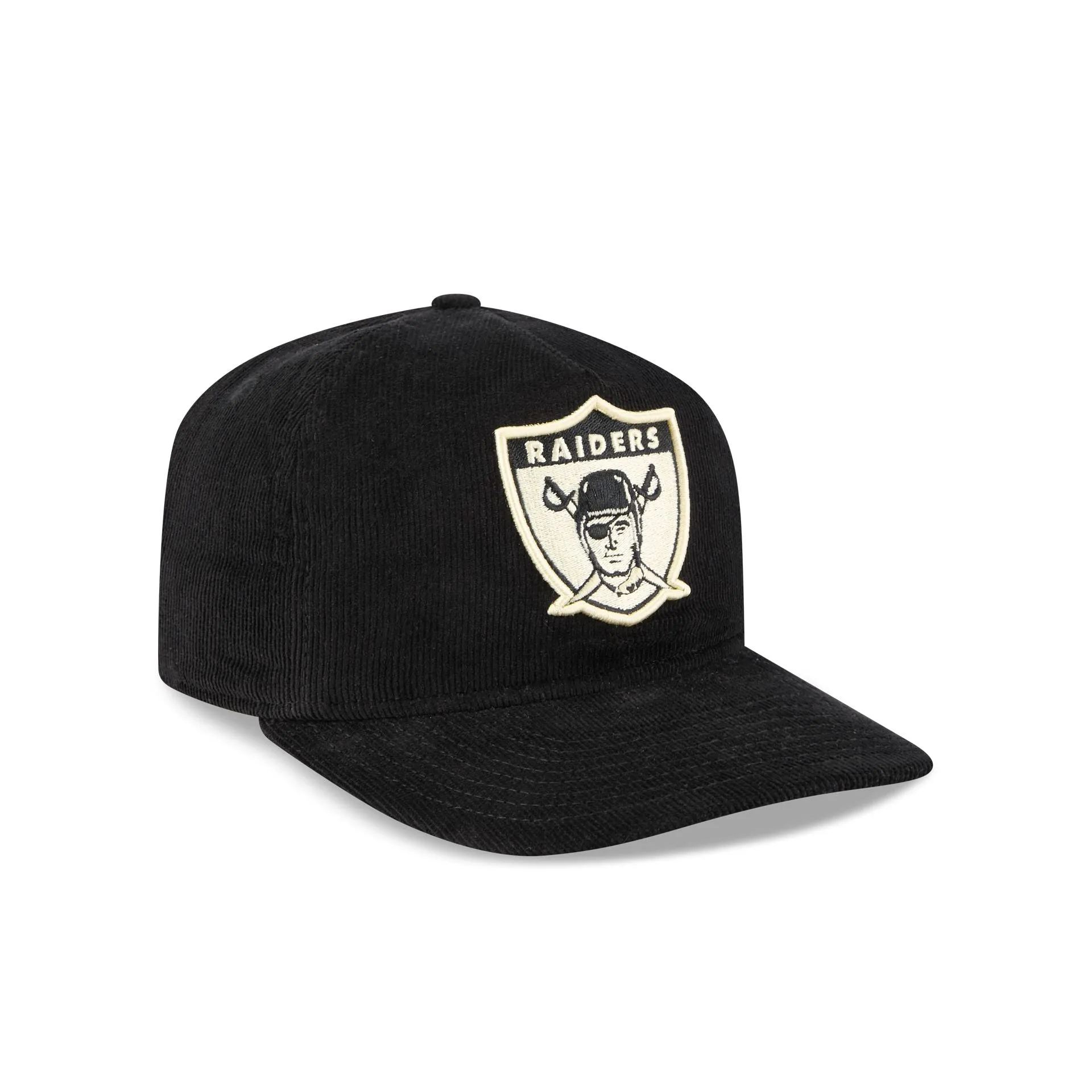 Las Vegas Raiders Nostalgic Black Corduroy 19TWENTY Adjustable Hat sold by New Era product image thumbnail 3