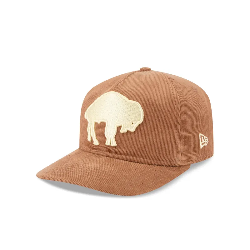 Buffalo Bills Nostalgic Brown Corduroy 19TWENTY Adjustable Hat sold by New Era