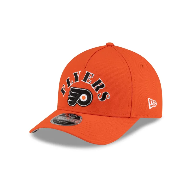 Philadelphia Flyers Retro Arch 9FORTY M-Crown A-Frame Snapback Hat sold by New Era