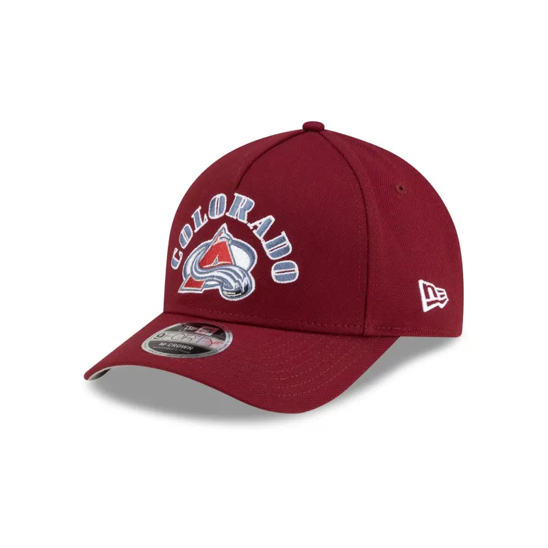 Colorado Avalanche Retro Arch 9FORTY M-Crown A-Frame Snapback Hat sold by New Era