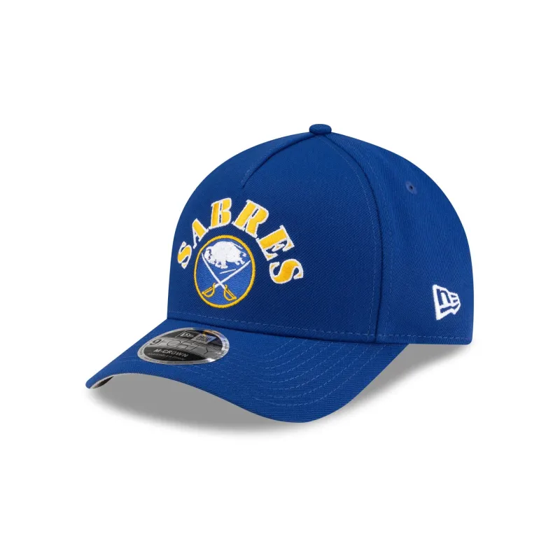 Buffalo Sabres Retro Arch 9FORTY M-Crown A-Frame Snapback Hat sold by New Era