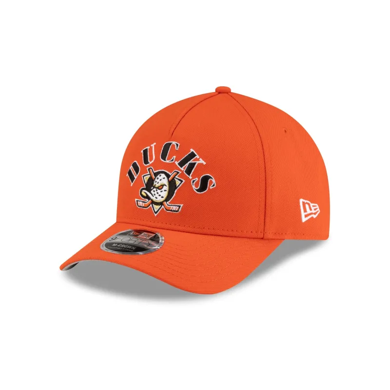 Anaheim Ducks Retro Arch 9FORTY M-Crown A-Frame Snapback Hat sold by New Era