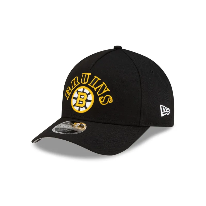 Boston Bruins Retro Arch 9FORTY M-Crown A-Frame Snapback Hat sold by New Era