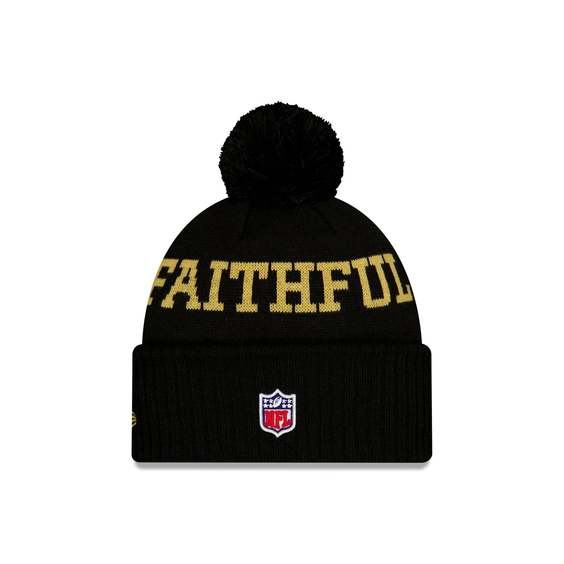San Francisco 49ers 2025 NFL Rivalries Pom Knit Hat sold by New Era product image thumbnail 3