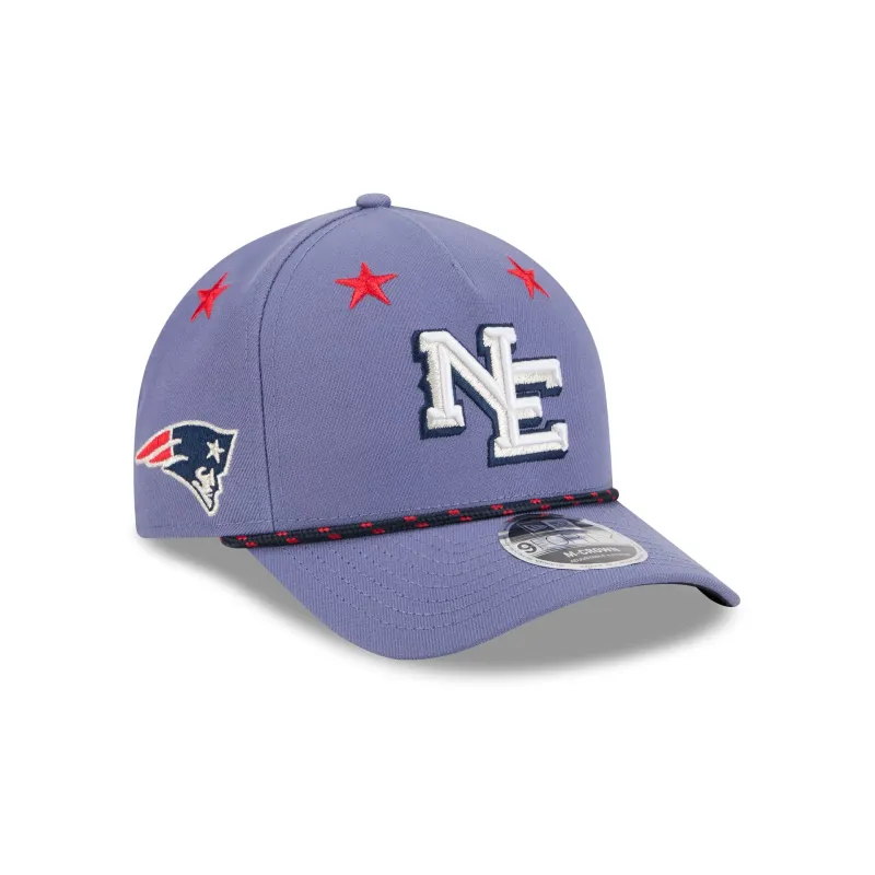 New England Patriots 2025 NFL Rivalries 9FORTY M-Crown A-Frame Snapback Hat sold by New Era