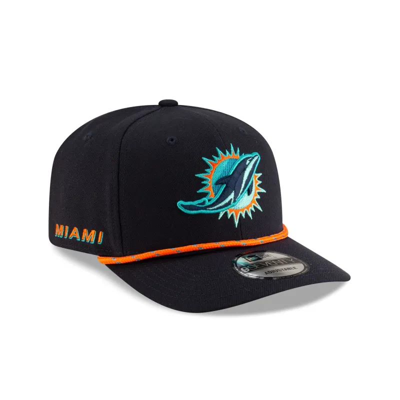 Miami Dolphins 2025 NFL Rivalries 9SEVENTY Stretch-Snap Hat sold by New Era